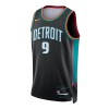 NBA Mænd Trøje Detroit Pistons Ausar Thompson 2025-26 Nike City Edition Sort Swingman